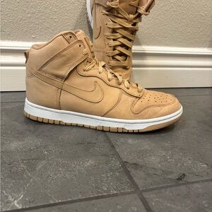 Nike Tan High-Top Sneakers